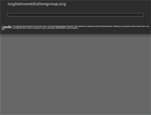 Tablet Screenshot of englishconstitutiongroup.org